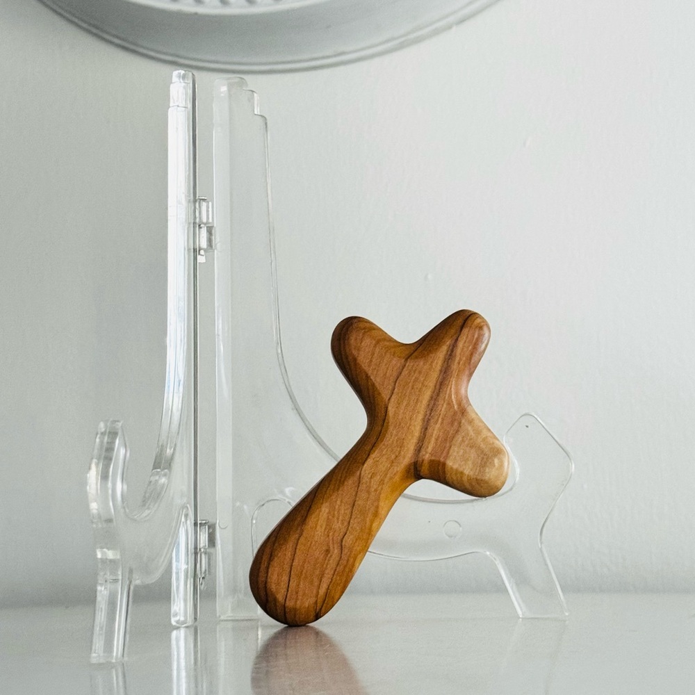 2.5” Olive Wood Comfort Crosses from Bethlehem Israel